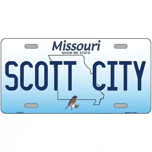 Scott City Missouri Metal Sign