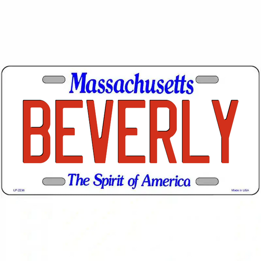 Beverly Massachusetts Metal Sign