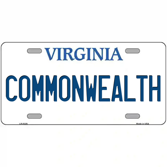 Commonwealth Virginia Metal Sign