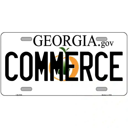 Commerce Georgia Metal Sign