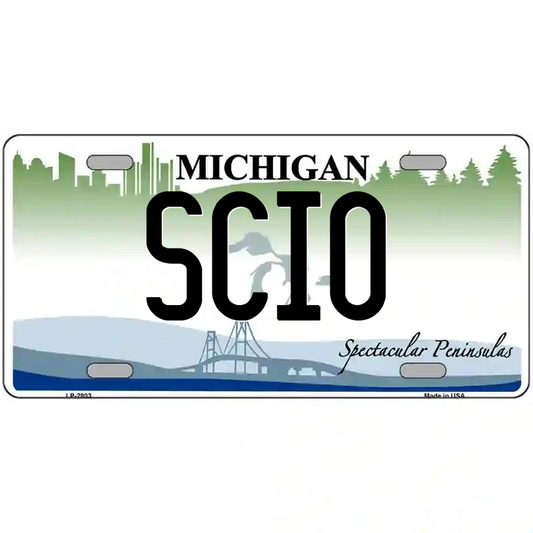 Scio Michigan Metal Sign