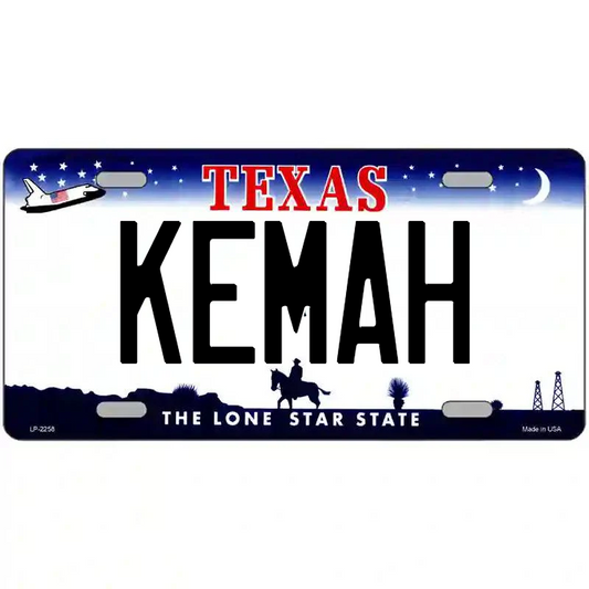 Kemah Texas Metal Sign