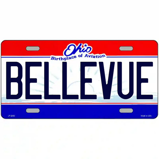 Bellevue Ohio Metal Sign