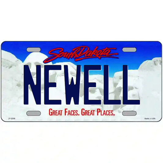 Newell South Dakota Metal Sign