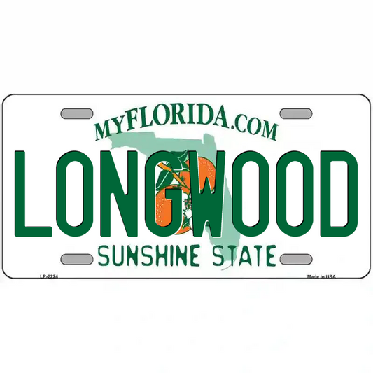 Longwood Florida Metal Sign
