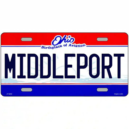 Middleport Ohio Metal Sign