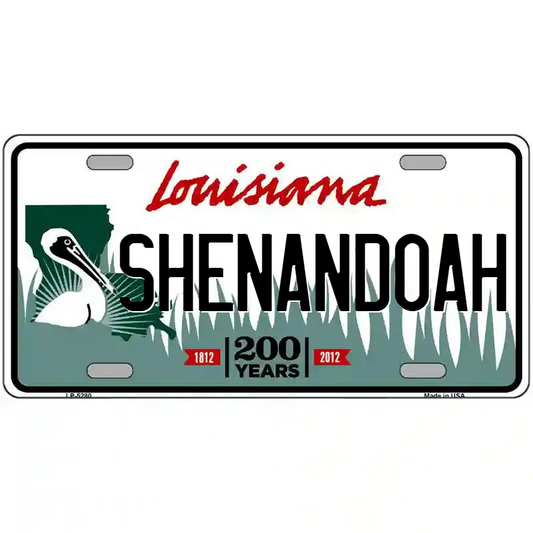 Shenandoah Louisiana Metal Sign