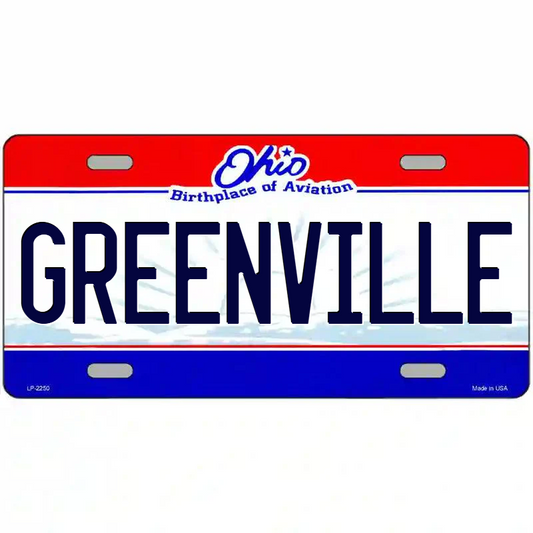 Greenville Ohio Metal Sign
