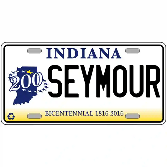 Seymour Indiana Bicentennial Metal Sign