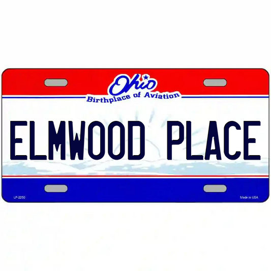 Elmwood Place Ohio Metal Sign