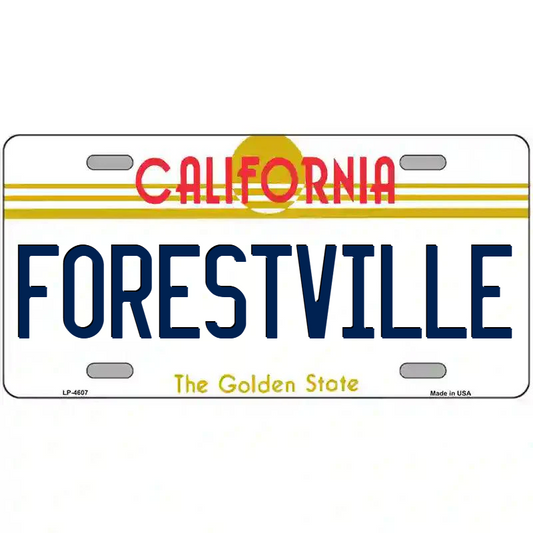 Forestville California Metal Sign