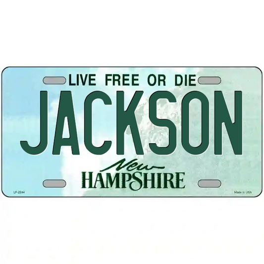 Jackson New Hampshire Metal Sign