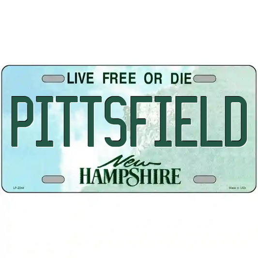 Pittsfield New Hampshire Metal Sign