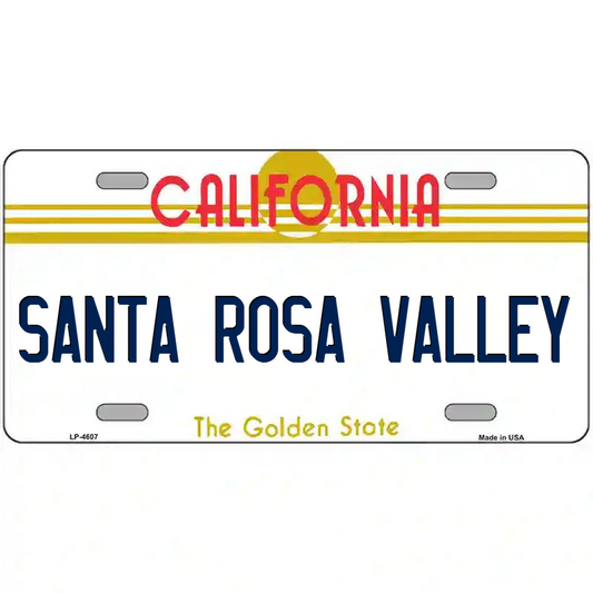 Santa Rosa Valley California Metal Sign
