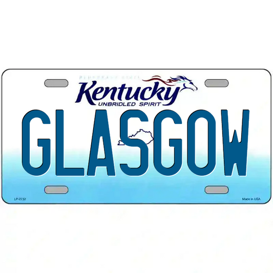 Glasgow Kentucky Metal Sign