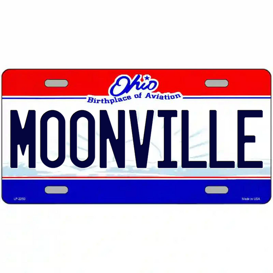 Moonville Ohio Metal Sign