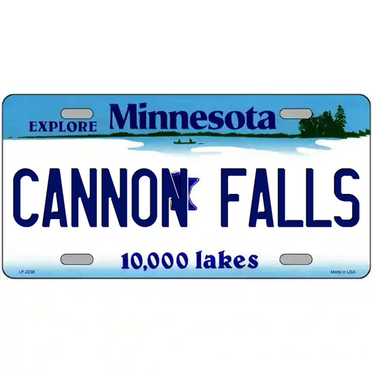 Cannon Falls Minnesota Metal Sign