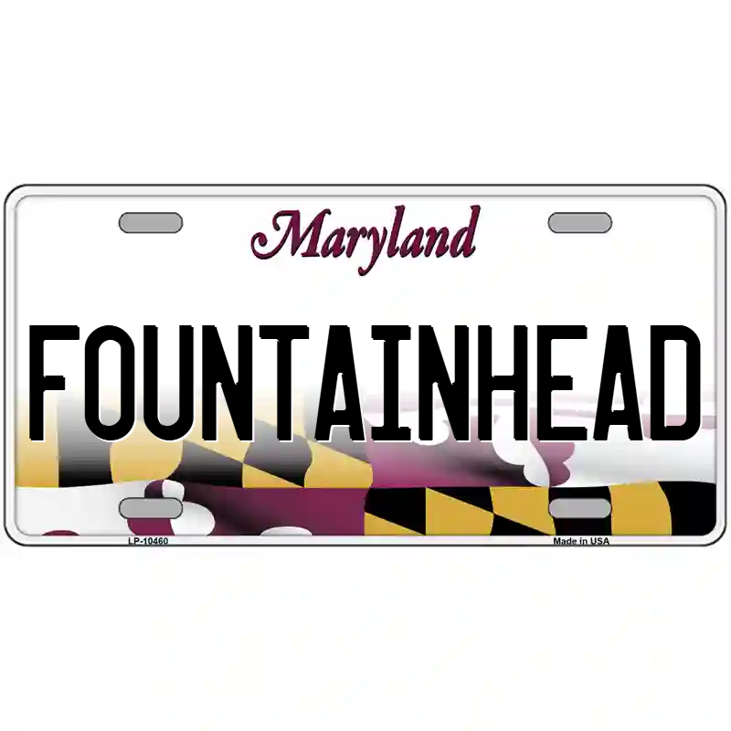 Fountainhead Maryland Metal Sign
