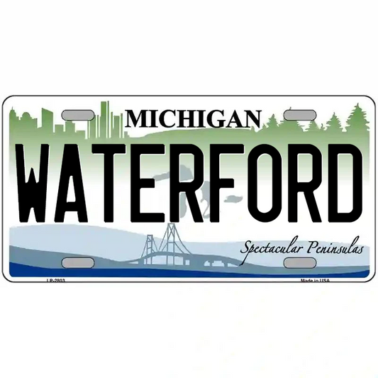 Waterford Michigan Metal Sign