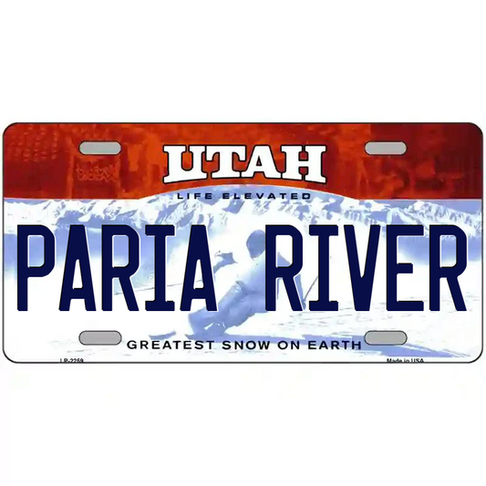 Paria River Utah Metal Sign
