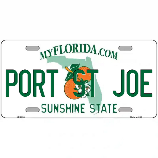 Port St Joe Florida Metal Sign