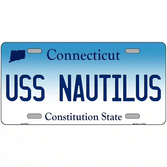 USS Nautilus Connecticut Metal Sign