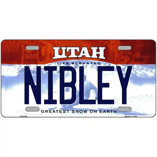 Nibley Utah Metal Sign
