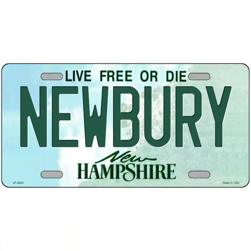 Newbury New Hampshire Metal Sign