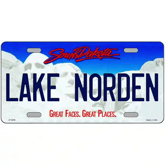 Lake Norden South Dakota Metal Sign