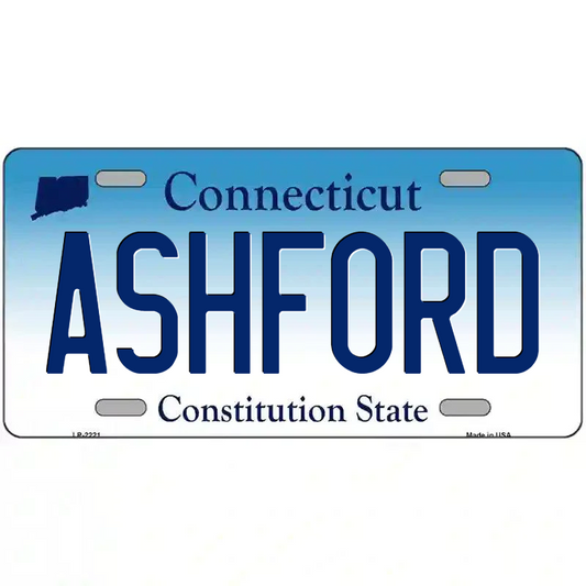 Ashford Connecticut Metal Sign