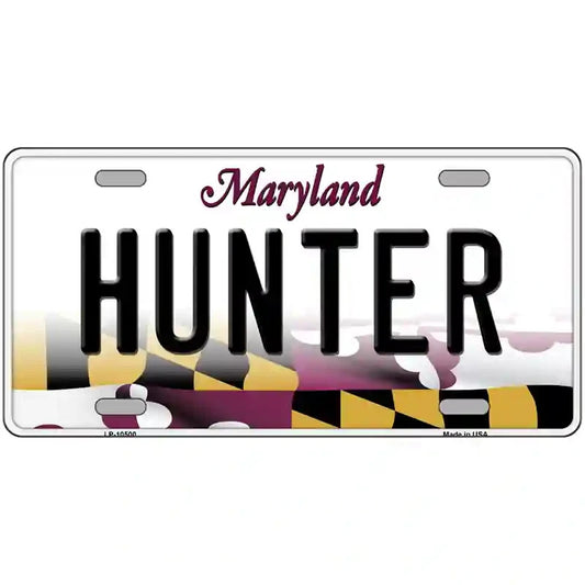 Hunter Maryland Metal Sign