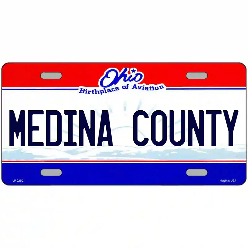 Medina County Ohio Metal Sign