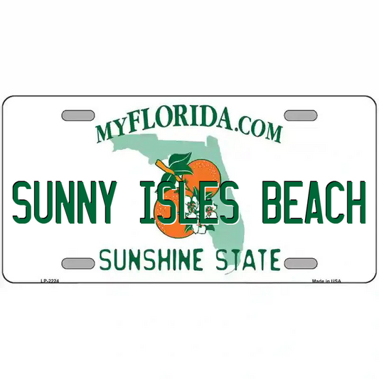 Sunny Isle Beach Florida Metal Sign
