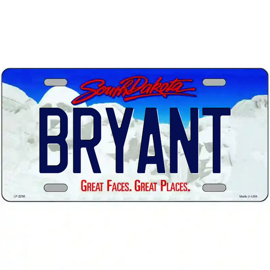 Bryant South Dakota Metal Sign