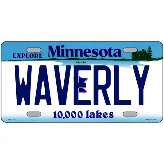 Waverly Minnesota Metal Sign