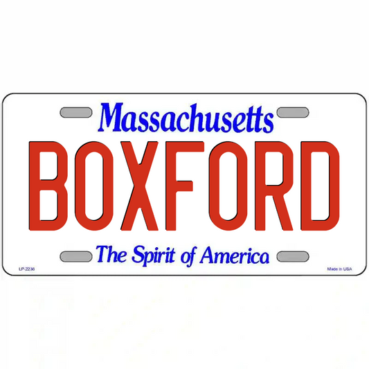 Boxford Massachusetts Metal Sign