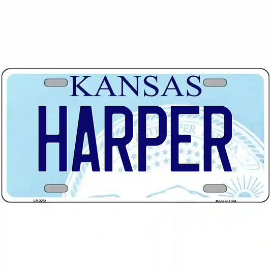 Harper Kansas Metal Sign