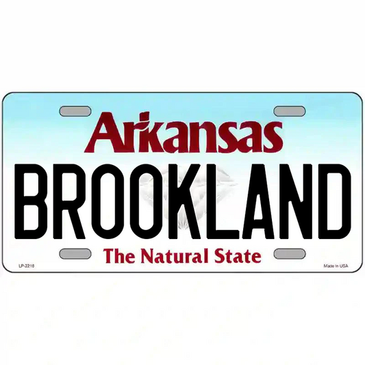 Brookland Arkansas Metal Sign