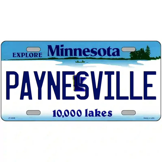 Paynesville Minnesota Metal Sign