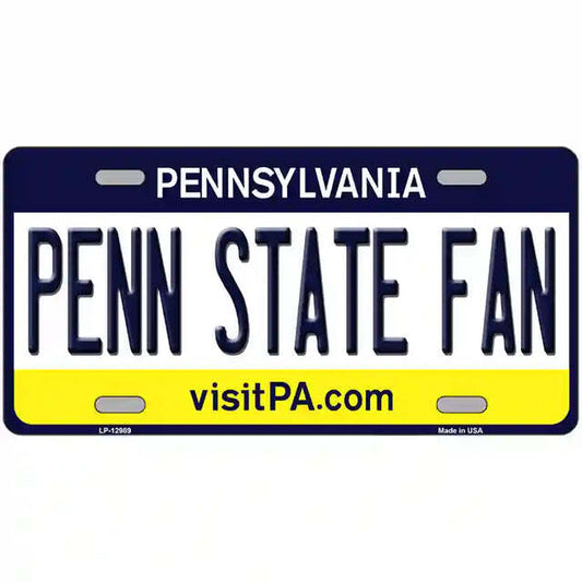 Penn State Fan Pennsylvania Metal Sign