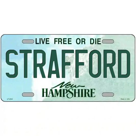 Strafford New Hampshire Metal Sign
