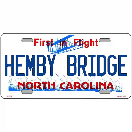 Hemby Bridge North Carolina Metal Sign