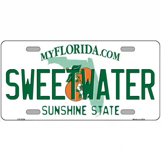 Sweetwater Florida Metal Sign