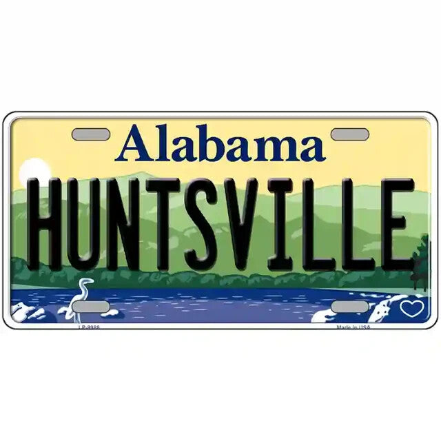 Huntsville Alabama Metal Sign