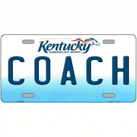 Kentucky Coach Metal Sign