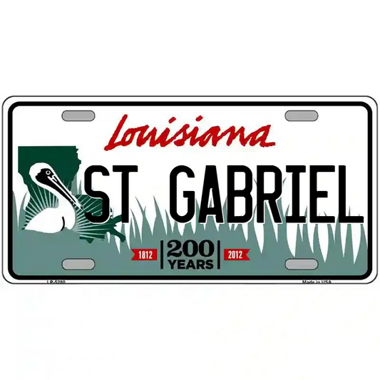 St Gabriel Louisiana Metal Sign