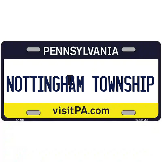 Nottingham Township Pennsylvania Metal Sign