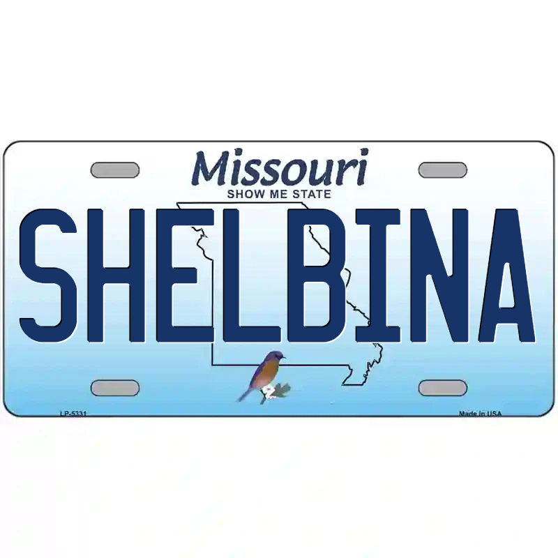 Shelbina Missouri Metal Sign