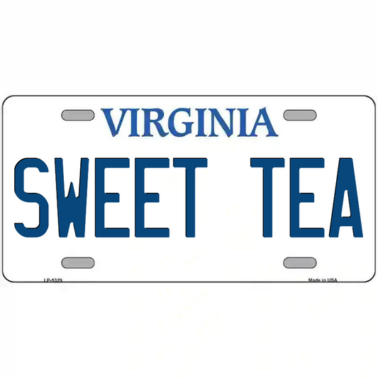 Sweet Tea Virginia Metal Sign