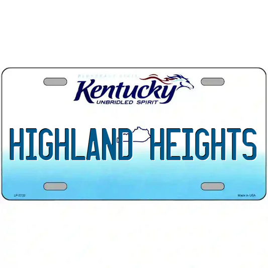 Highland Heights Kentucky Metal Sign